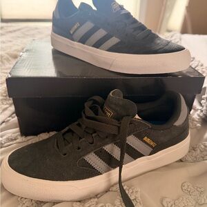 adidas Black and White Athletic Shoes
